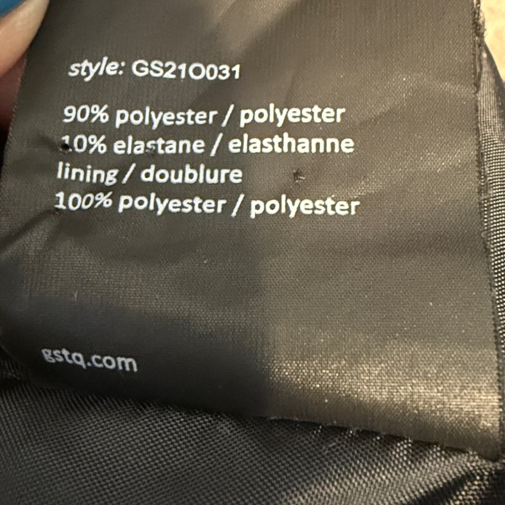 GSTQ Black Blazer Cape Size Large - Picture 13 of 16